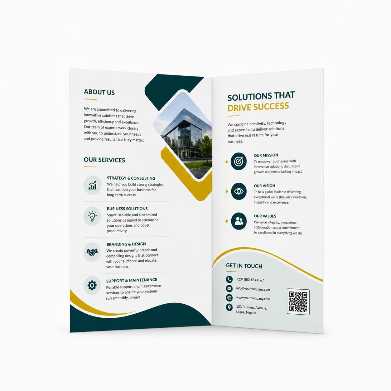 Trifold & Bifold Brochure Printing printing Nigeria