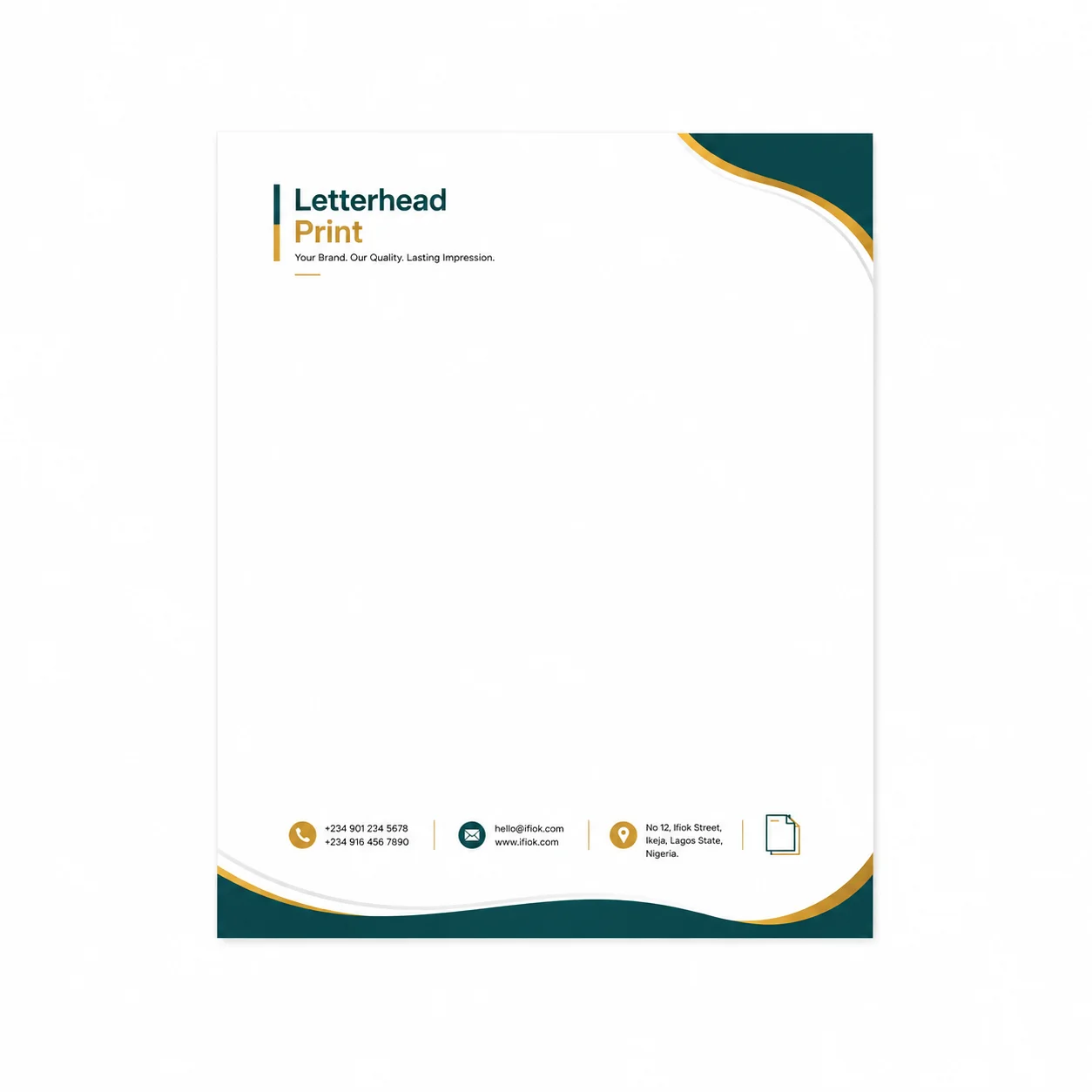 Letterhead Printing printing Nigeria