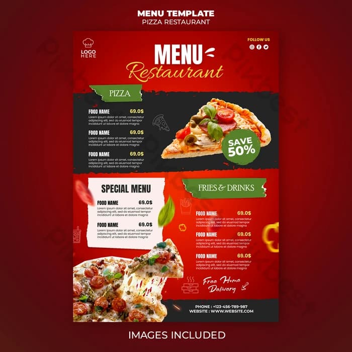 Restaurant Menu Prints printing Nigeria