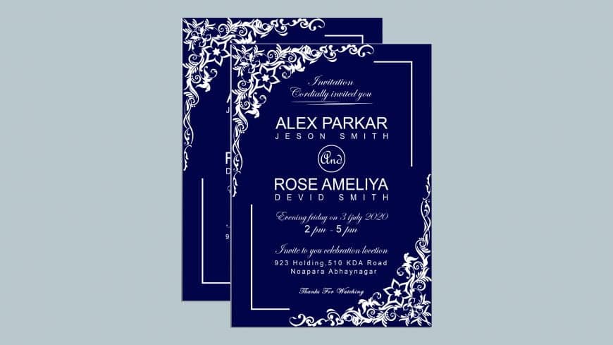 Wedding Invitation Cards 2